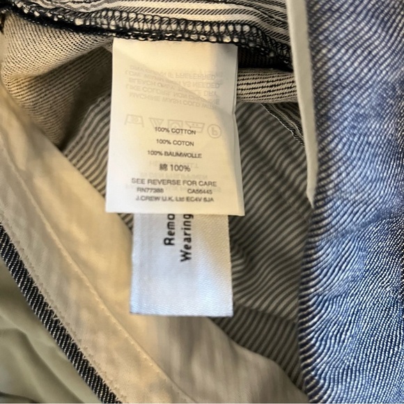 J. Crew Straight Leg Cropped Slacks - Size 6 - Picture 9 of 10